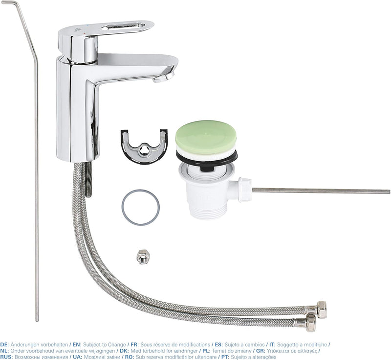 GROHE Bauloop 23335000 Waschtischmischer (deutscher Import), verchromt, alte Ausführung