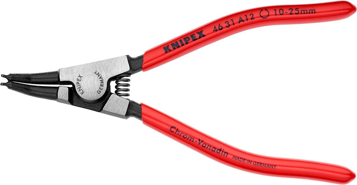 Knipex Sicherungsringzange für Aussenringe auf Wellen 45° gewinkelt schwarz atramentiert, mit Kunsts