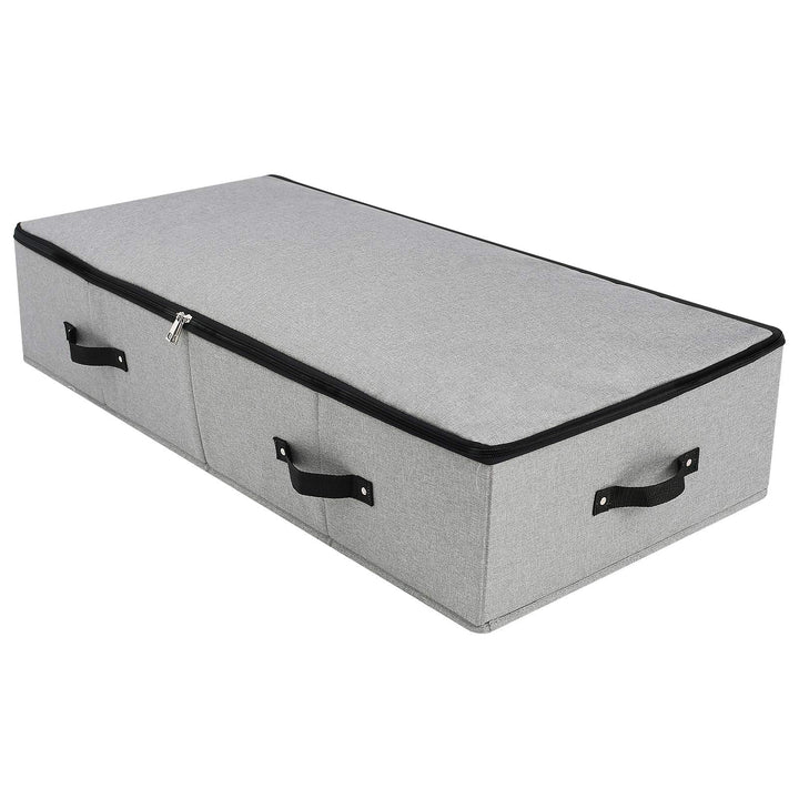 iwill CREATE PRO Grosse, robuste Unterbett-Aufbewahrungsbox mit Reissverschluss Deckel, starre, robu