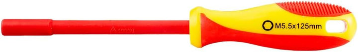NEO TOOLS VDE Steckschlüssel-Satz Isoliert 5-tlg. | für Aussensechskantschrauben 5,5mm 7mm 8mm 10mm