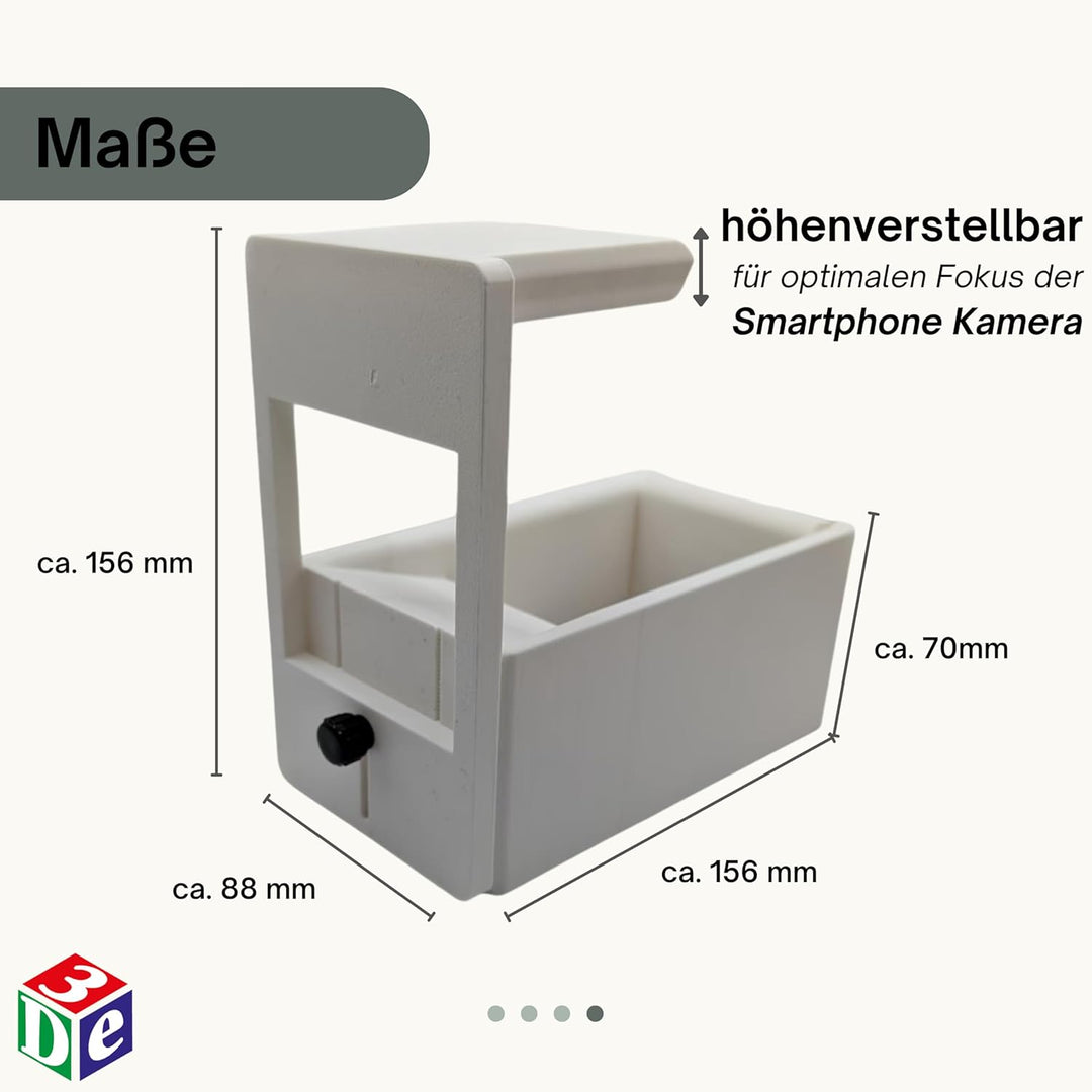 Höhenverstellbarer Magic-Karten Scanner für Smartphone | MTG Karten Scannen & Fotografieren