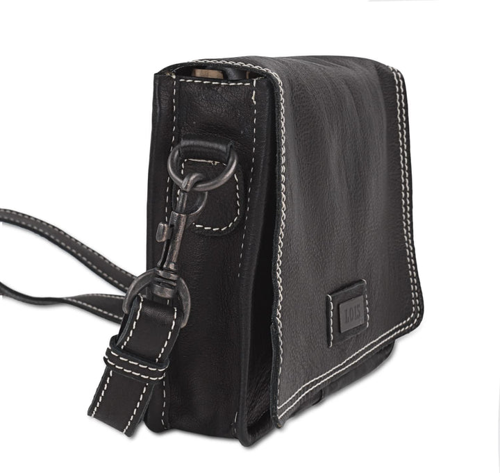 Lois - Umhängetasche Damen Leder - Umhängetasche Leder Damen mit verstellbarem riemen - Kleine Umhän