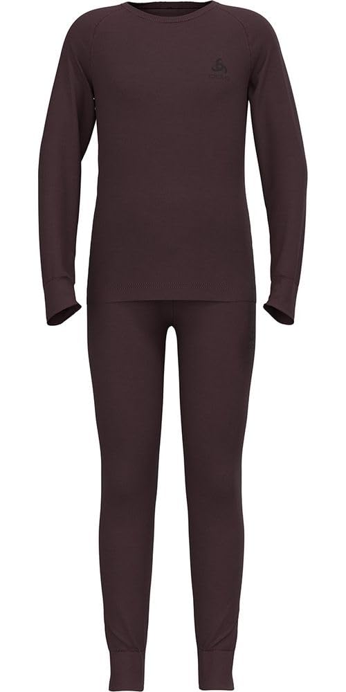 Odlo Unisex Kinder Merino 200 Base Layer Set 152 Fudge, 152 Fudge