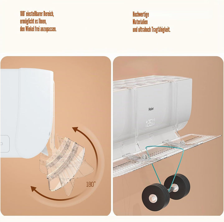 Windabweiser für Klimaanlage, Anti-direktes Blowing Klimaanlage Shield Cold Klimaanlage Deflektor (t