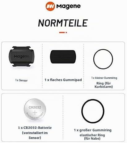 Magene S3 + Geschwindigkeitssensor und Trittfrequenzsensor, ANT+ und Buletooth 4.0 Drahtloser Fahrra