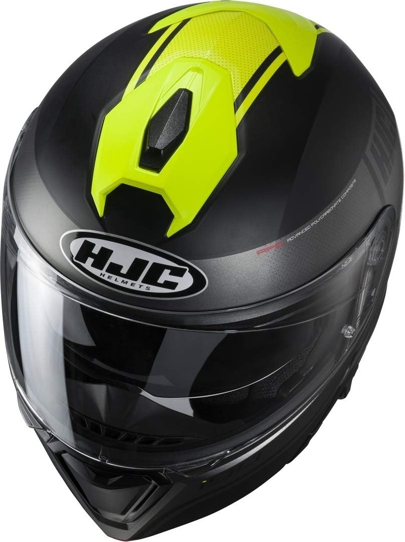 HJC Helmets Herren Nc Helmet, Schwarz/Gelb, XS XS Schwarz/Gelb, XS Schwarz/Gelb