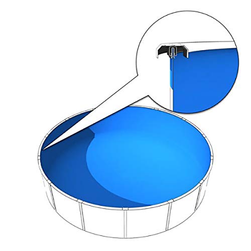 Schwimmbadfolie, Poolfolie rund 350 bis 360 x 92cm Stärke: 0,4mm