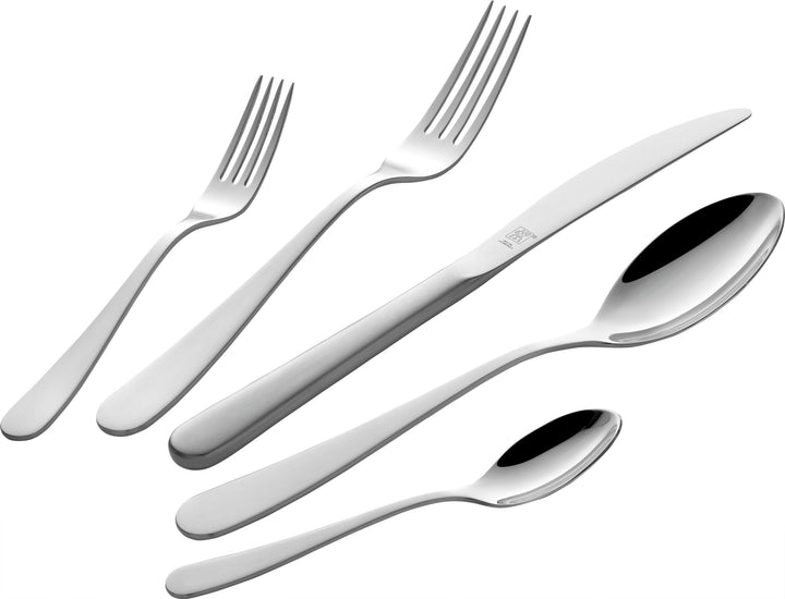 ZWILLING Greenwich Besteck Set, 68-teilig, Für 12 Personen, 18/10 Edelstahl/Hochwertiger Klingenstah