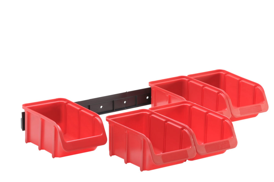 hünersdorff Set 1 x Kunststoffschiene, 5 x Grösse 2 rot Rot 5 x Grösse 2, Rot 5 x Grösse 2