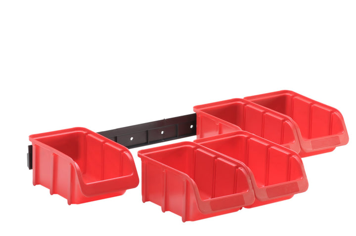 hünersdorff Set 1 x Kunststoffschiene, 5 x Grösse 2 rot Rot 5 x Grösse 2, Rot 5 x Grösse 2