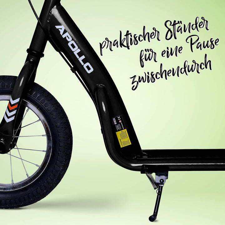 Apollo Retro Scooter Paradise | Roller mit Luftreifen 12,5 Zoll | Stylisher Tretroller für Kinder un