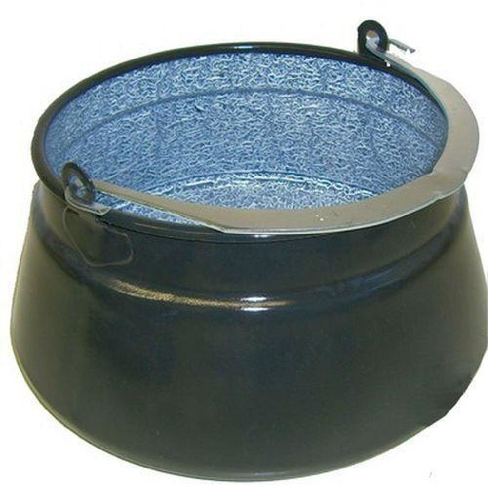 Neu 10 L Ungarischer Fischkessel Emaille Feuertopf Gulaschkessel Kessel 10 Liter
