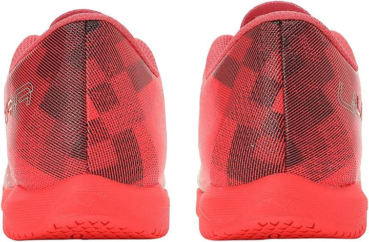 PUMA Unisex Kinder Ultra Play It Jr Soccer Shoe 28 EU Fiery Coral Fizzy Light Puma Black, 28 EU Fier