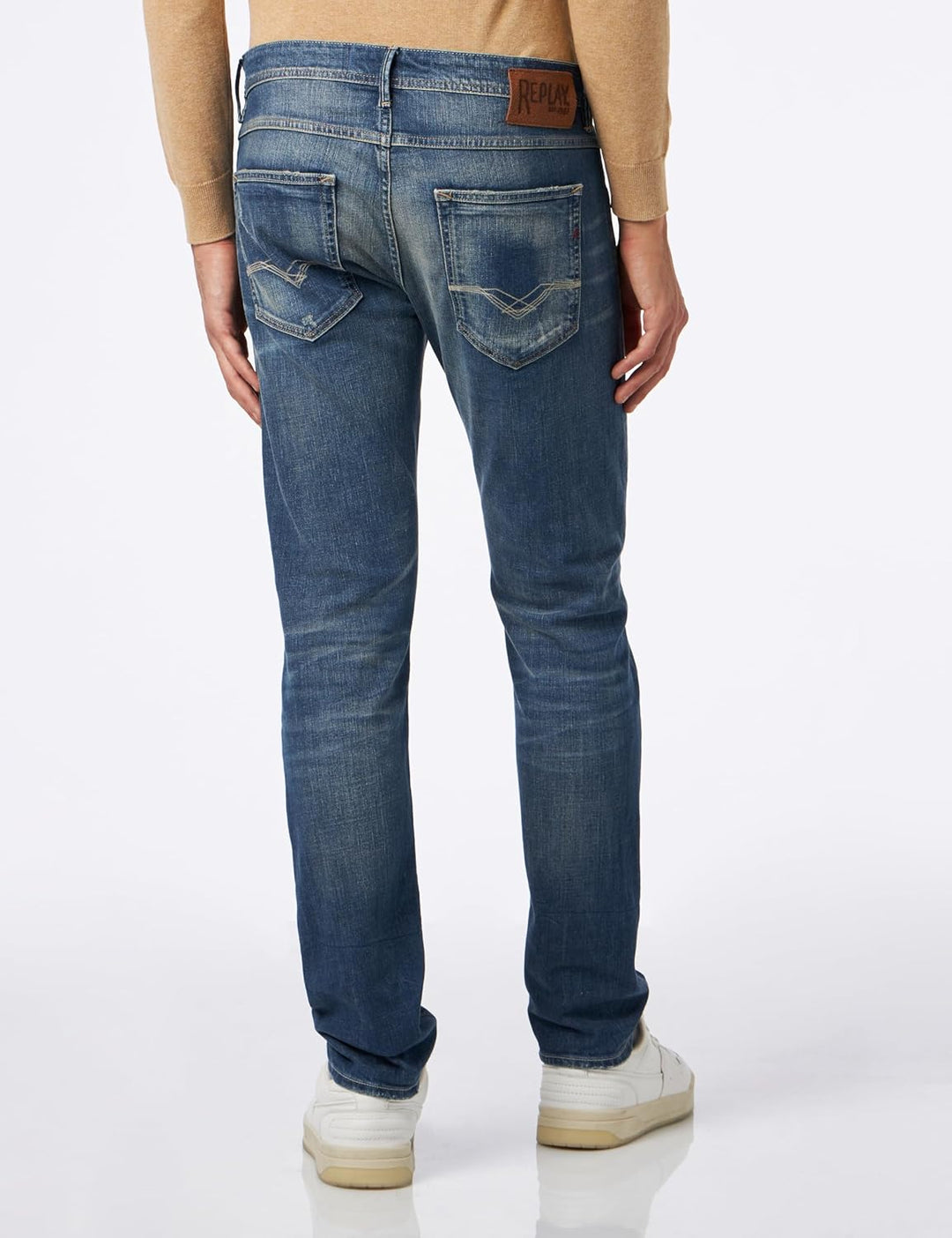 Replay Herren Jeans Willbi Regular-Fit 29W / 34L Medium Blue 009-9, 29W / 34L Medium Blue 009-9