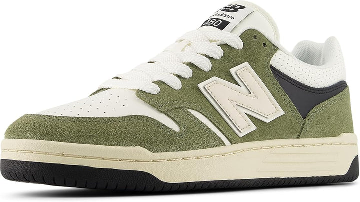 New Balance Herren 480Sneaker 37 EU Dark Olivine, 37 EU Dark Olivine