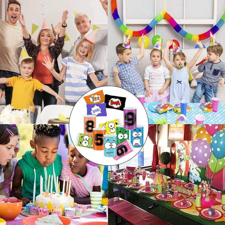 Ulifeme Dosenwerfen, Spielzeug Garten Spiele Kinder für Kindergeburtsta und Andere Party, 10 pcs Läc