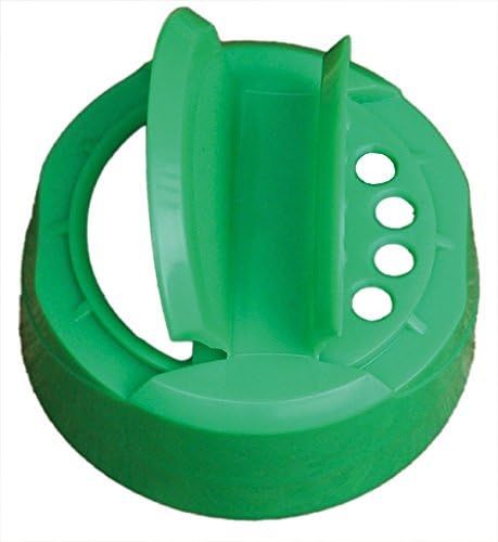 NaturGut 20 leere PET-Gewürzdose 100 ml mit UV-Schutz inkl. grüner Streuverschluss Dual Flap Flapper