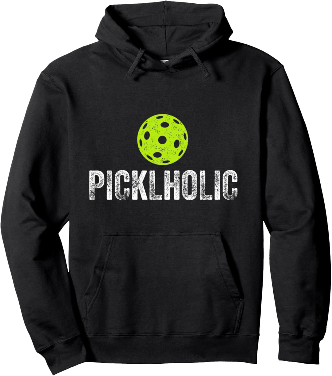 Pickleholic Funny Pickleball Pullover Hoodie