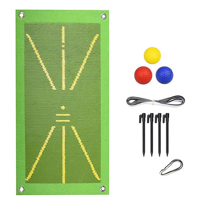POFET Golf-Trainingsmatte zur Schwungerkennung, Golf-Divot-Matte, Analyse des Schwungpfads und korre