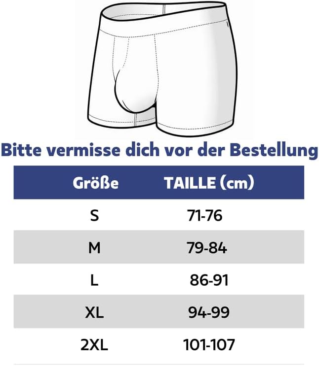 COLORFULLEAF Bambus Boxershorts Herren Lang 3/6/7er Pack Unterhosen Männer Stretch Atmungsaktiv Unte
