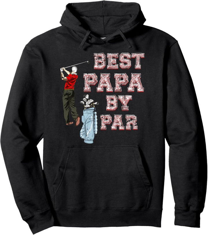 Golfspieler Golfer Bester Papa mit Abstand Lustiges Golf Pullover Hoodie