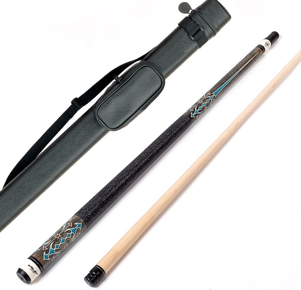 Riley Centurion American Billardqueue mit Leinenummanteltem Griff, 147 cm, 13 mm Spitzen-Gelenkschut