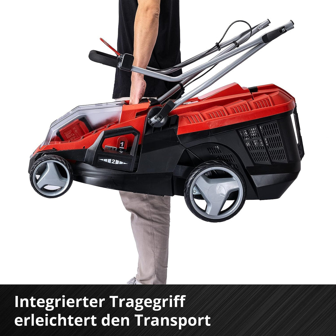 Einhell Akku-Rasenmäher GE-CM 36/36 Li Kit Power X-Change (36 V, 36 cm Schnittbreite, bis 400 m², Br