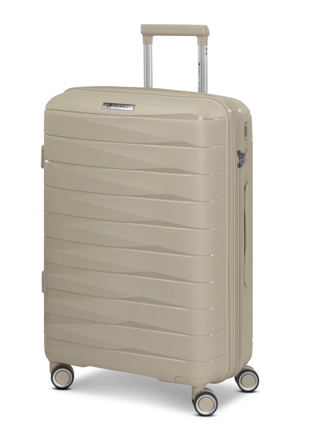 Franky Check-in Koffer für Damen und Herren | grosser XL Trolley 49 x 28 x 74 cm aus hochwertigem, l
