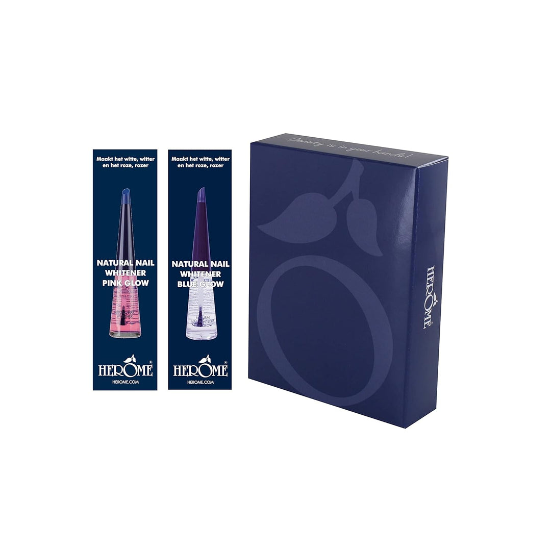 Herome Combi-Pack Natural Nagelaufheller (Nail Whitener) Pink Glow & Nagelaufheller (Nail Whitener)