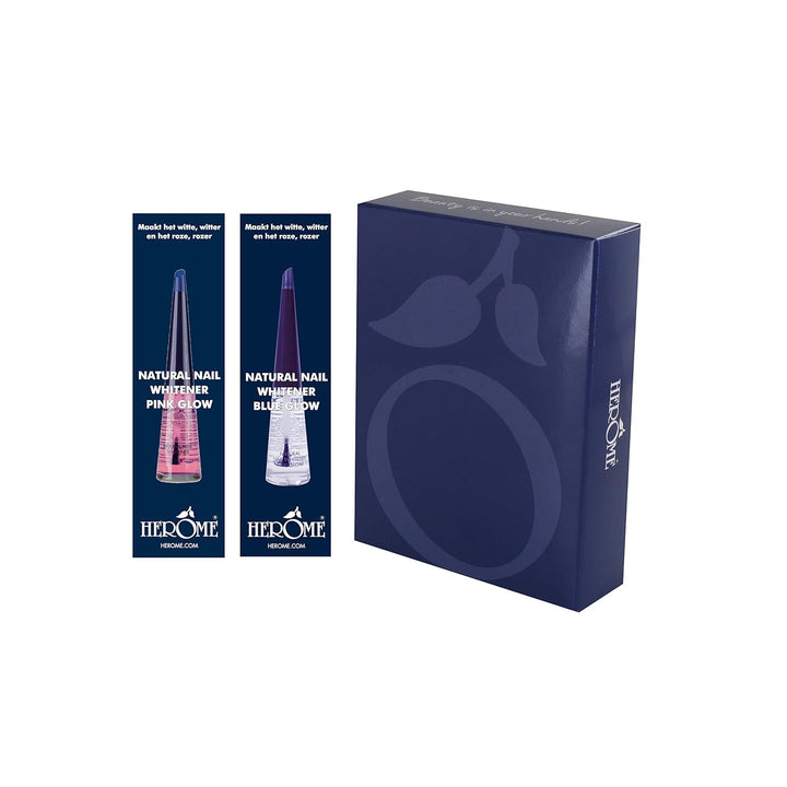 Herome Combi-Pack Natural Nagelaufheller (Nail Whitener) Pink Glow & Nagelaufheller (Nail Whitener)