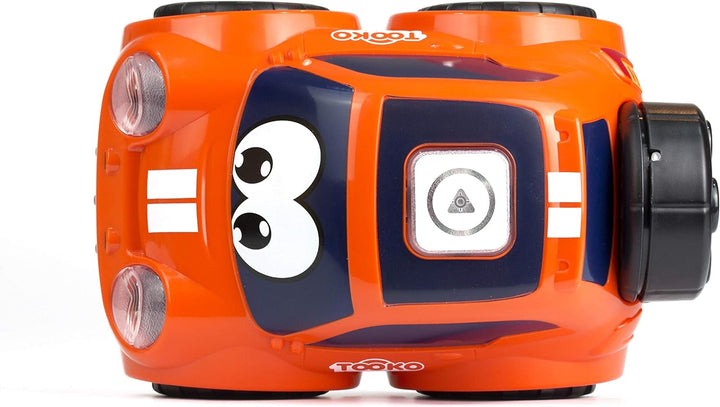 TOOKO 81472 Pre School Spielzeug Ferngesteuerte Fahrzeuge, Orange-Follow Me Crossroad, Follow me Car