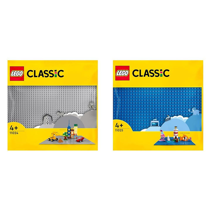 LEGO 11024 Classic Graue Bauplatte, quadratische Grundplatte mit 48x48 Noppen als Basis für Konstruk