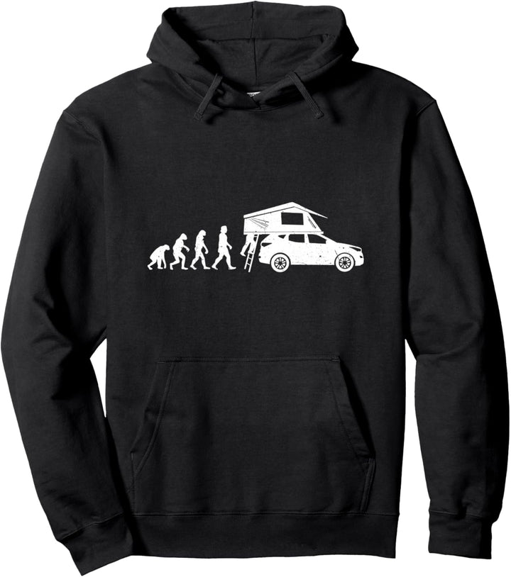 Dachzelt Evolution | Geschenk für Dachzelt Camper Camping Pullover Hoodie