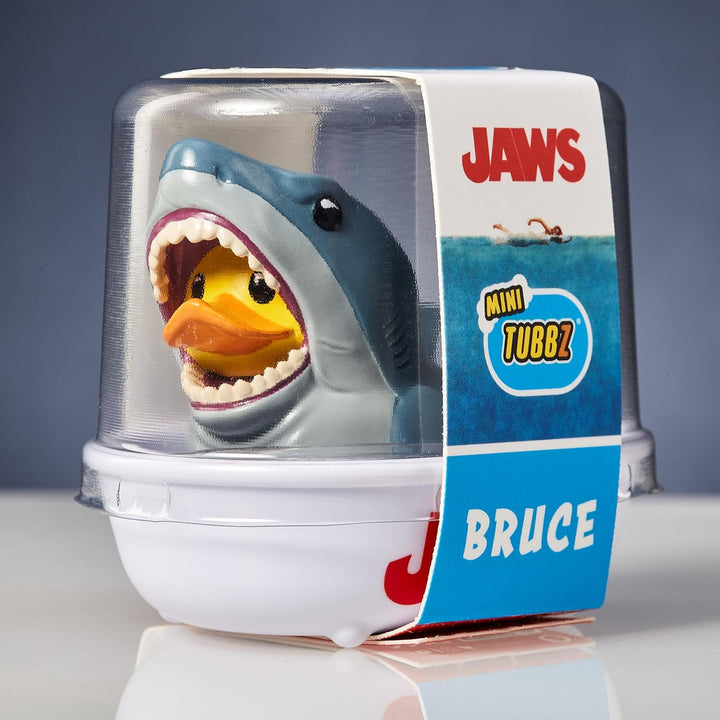 TUBBZ Mini Bruce Sammelbare Vinyl-Gummiente - Offizielles Jaws-Merchandise - Thriller-Fernsehen & Fi