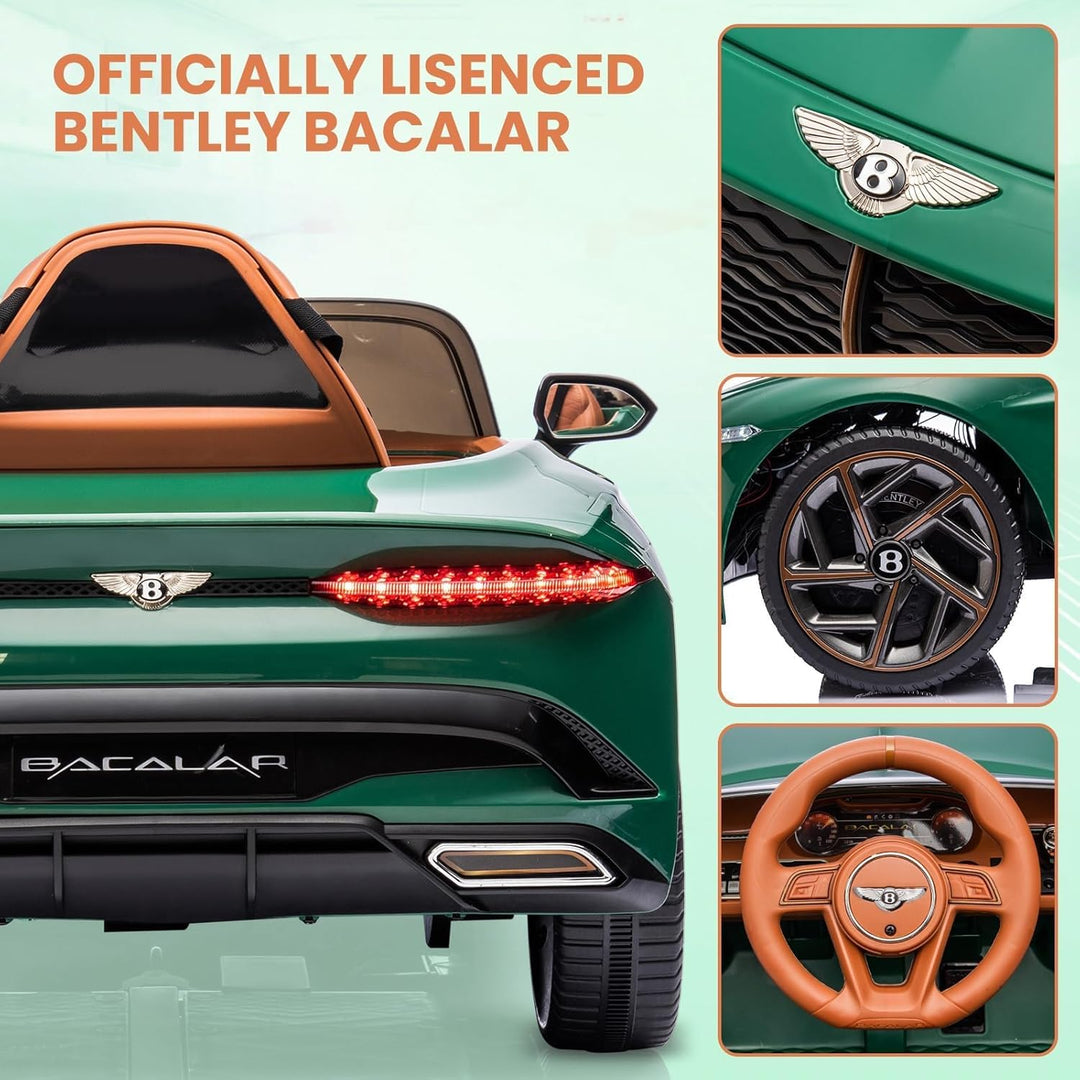Elektroauto Für Kinder 12V, Unter Der Lizenz Von Bentley Bacalar, Ferngesteuerte Elektrofahrzeuge Fü