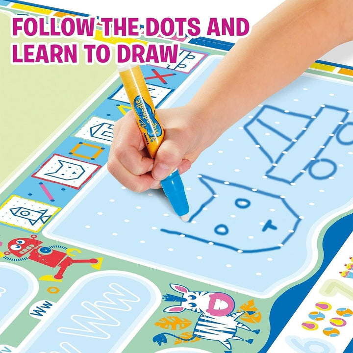 Aquadoodle My ABC Doodle Large Water Doodle Mat, Official Tomy No Mess Colouring & Drawing Game, Sui