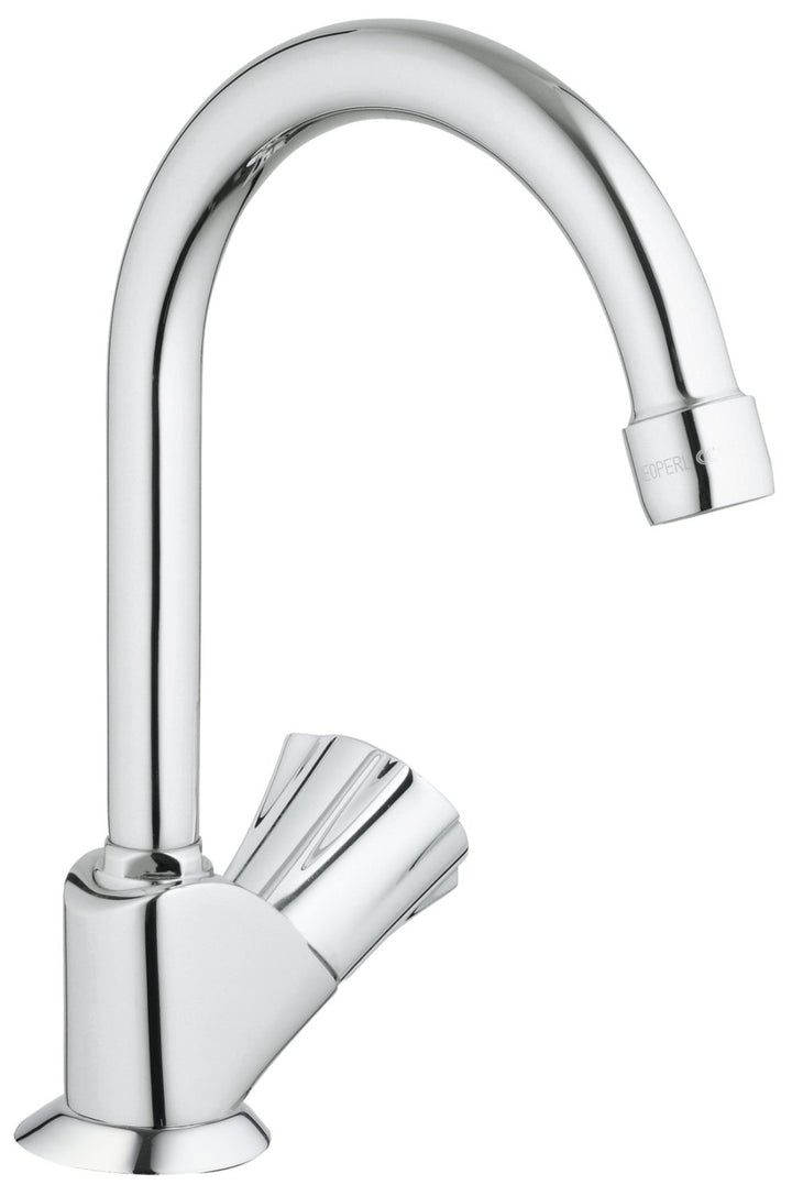 GROHE Costa - Standventil (schwenkbarer Auslauf, wärmeisoliert, langlebige Oberfläche), chrom, 20393