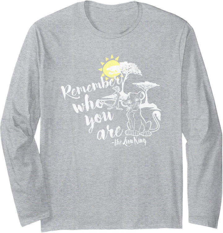 Disney Lion King Simba Never Forget Langarmshirt
