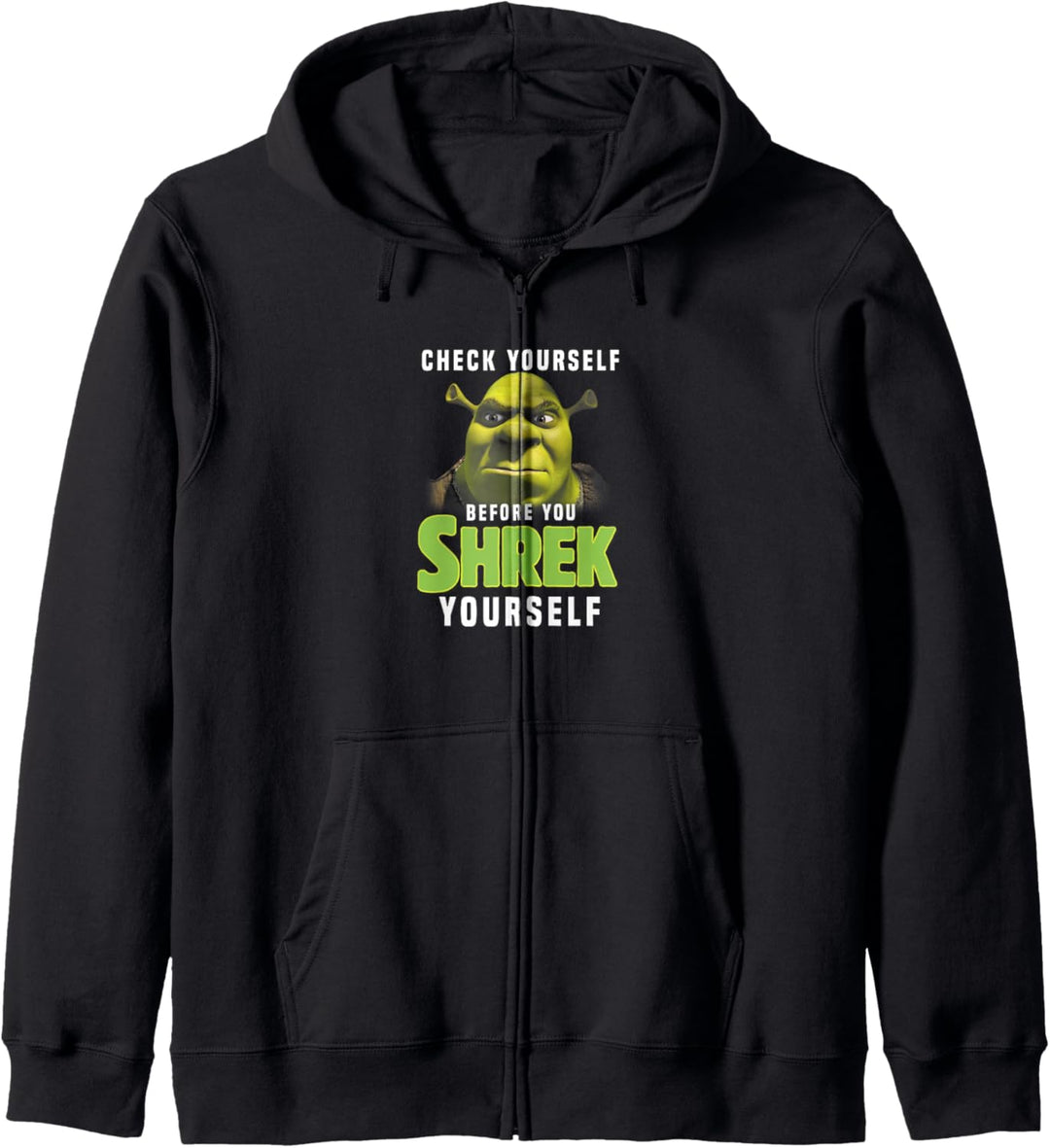 Shrek Check Yourself Before You Shrek Yourself Kapuzenjacke