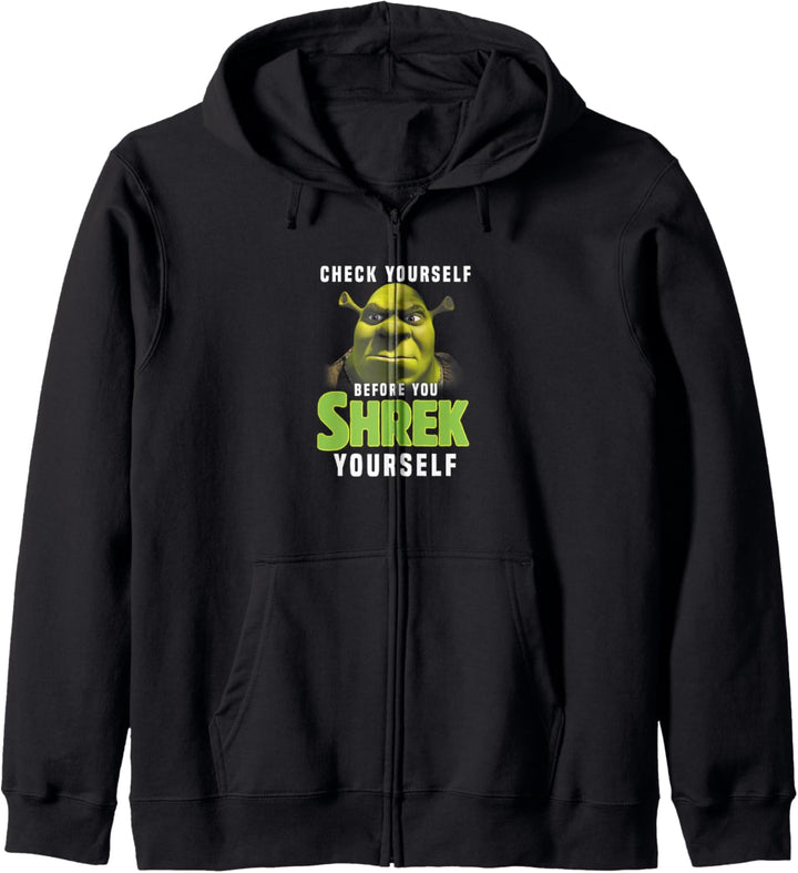 Shrek Check Yourself Before You Shrek Yourself Kapuzenjacke