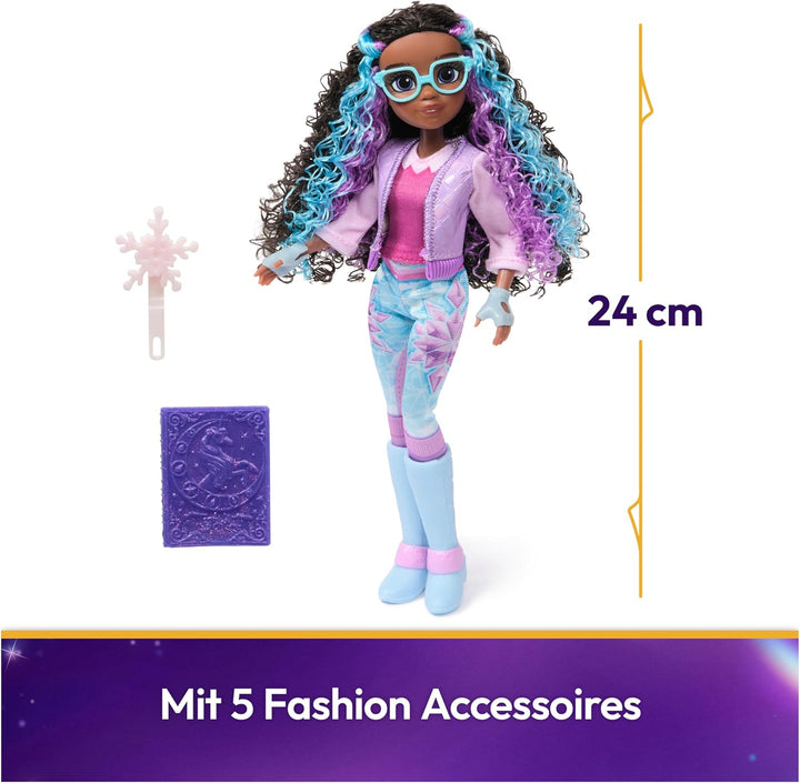 Unicorn Academy Ankleidepuppe Layla - die Originalpuppe zur beliebten Netflix-Serie, 24 cm gross, mi