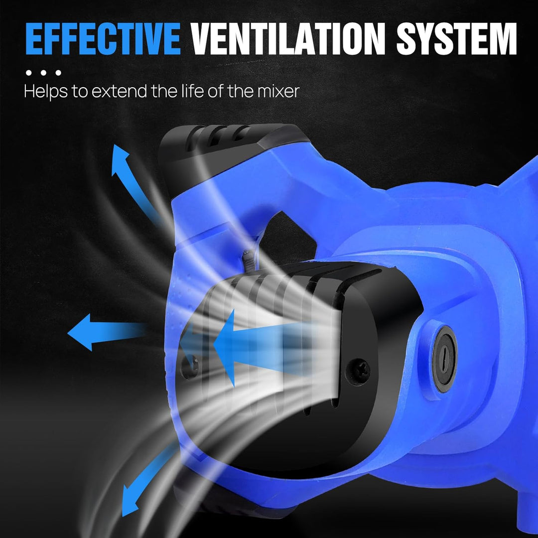 Farb- / Mörtelrührer 2600 W Rührwerk, 0-1500 1/min Drehzahl, M14 Rühreraufn., 6-stufige stufenlose G