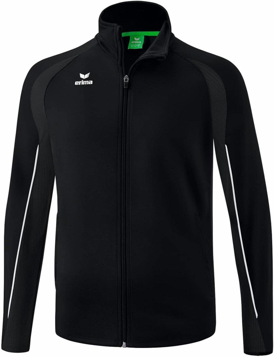 Erima Unisex Liga Star Polyester Trainingsjacke XL Schwarz/Weiss, XL Schwarz/Weiss