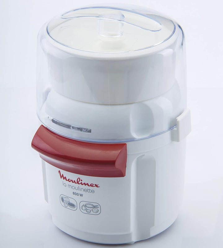 Moulinex AR6801 Chopper & Blender La Moulinette 800 W + Blender Double Blade Edelstahl 200 g und 750