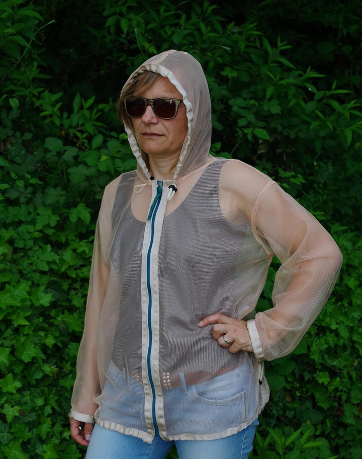 Die Jacke – LLI Moskito-Jacke Beige Beige S Grosse Grössen Tall, Beige S Große Größen