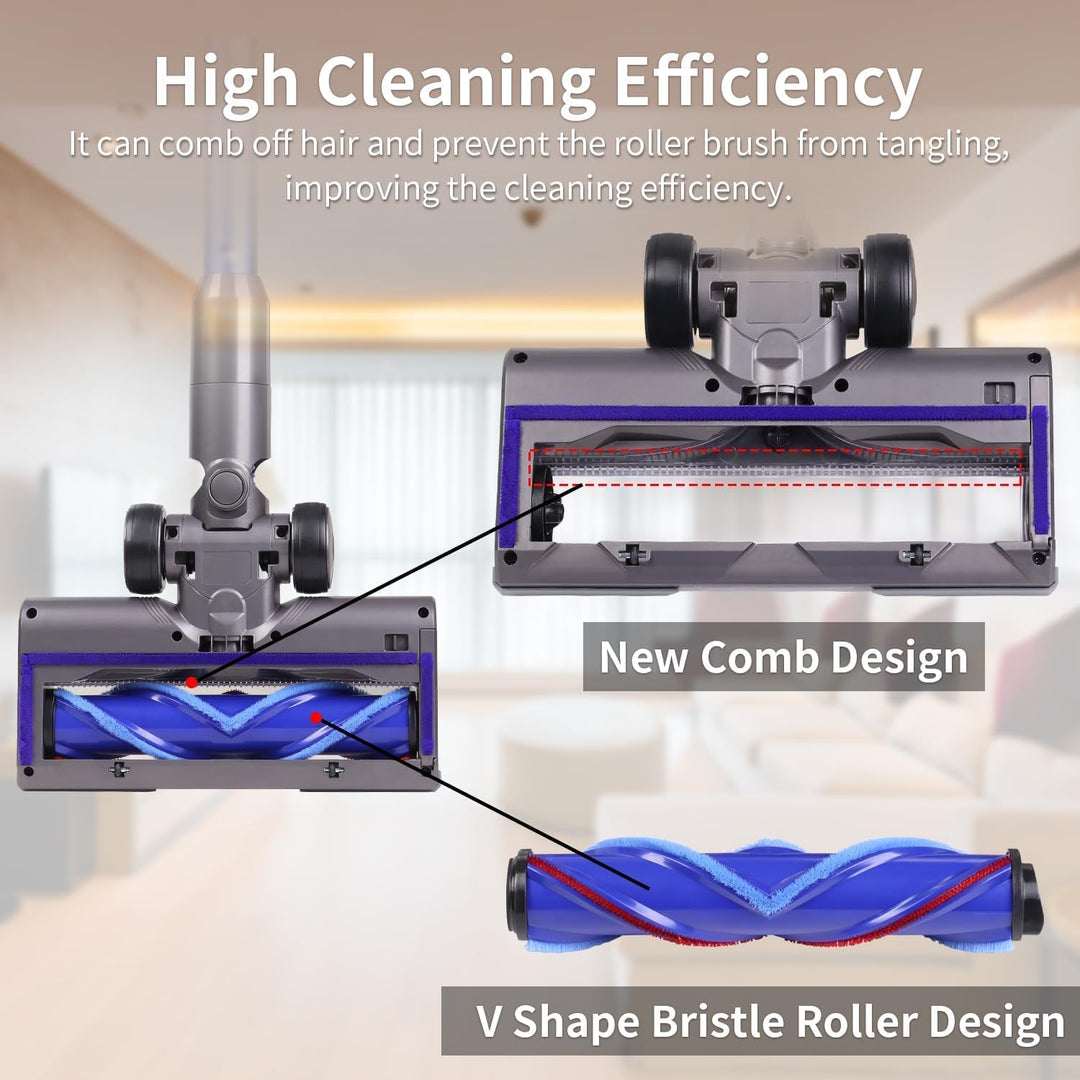 geeignet für Dyson V7 V8 V10 V11 V15 Bodendüse Ersatzteile - Kompatible Ersatzbürste für Dyson Staub