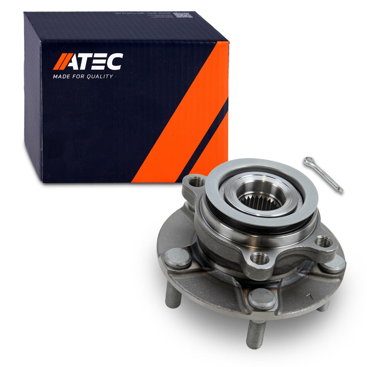 ATEC Germany 1x Radnabe vorne Radlager Radlagersatz, Kompatibel mit NISSAN JUKE (F15), LEAF (ZE0), Q