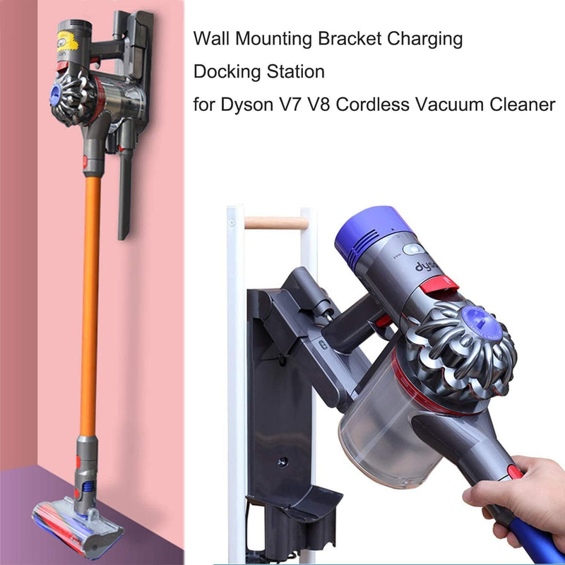 Kyrio Staubsauger Wandhalterung Ladestation Dockingstation für Dyson V7 V8 Akku-Staubsauger