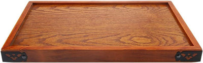 Duokon Tee-Tablett aus Massivholz Kaffee elegant Sushi Bocadillos Essteller für Tee Kaffee Mahlzeite
