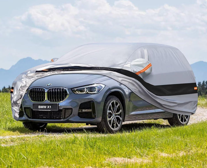 Autoabdeckung SUV Passend für BMW X1 E84/F48/F49/U11(2009-2025) 10 Schichten Vollgarage Auto Abdeckp